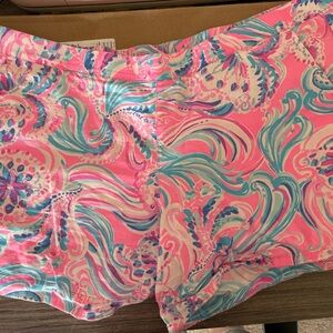 Lilly Pulitzer Pink and Blue Swirl Shorts